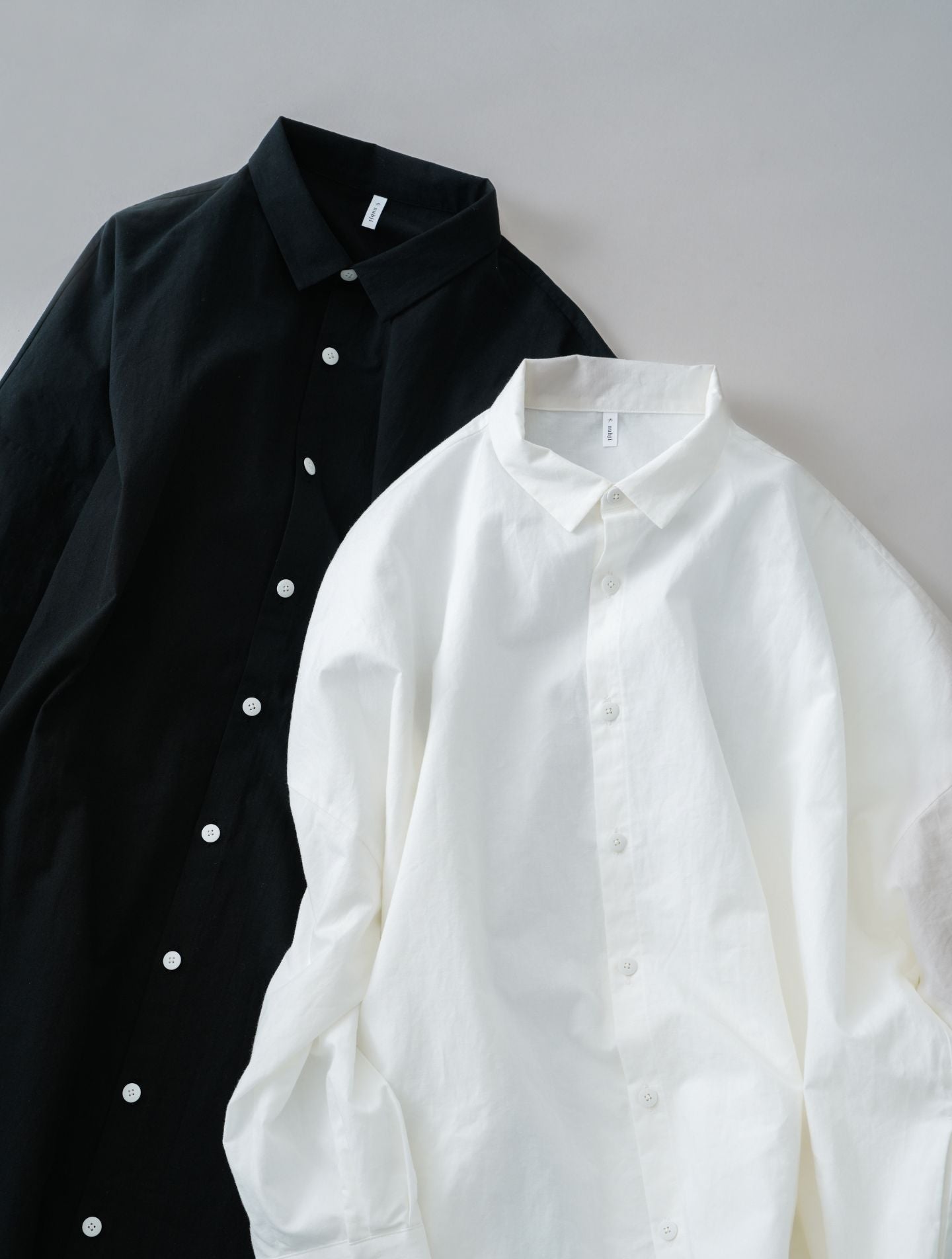 オンニ │ 綿ボイルパラシュートクロス ロングシャツ