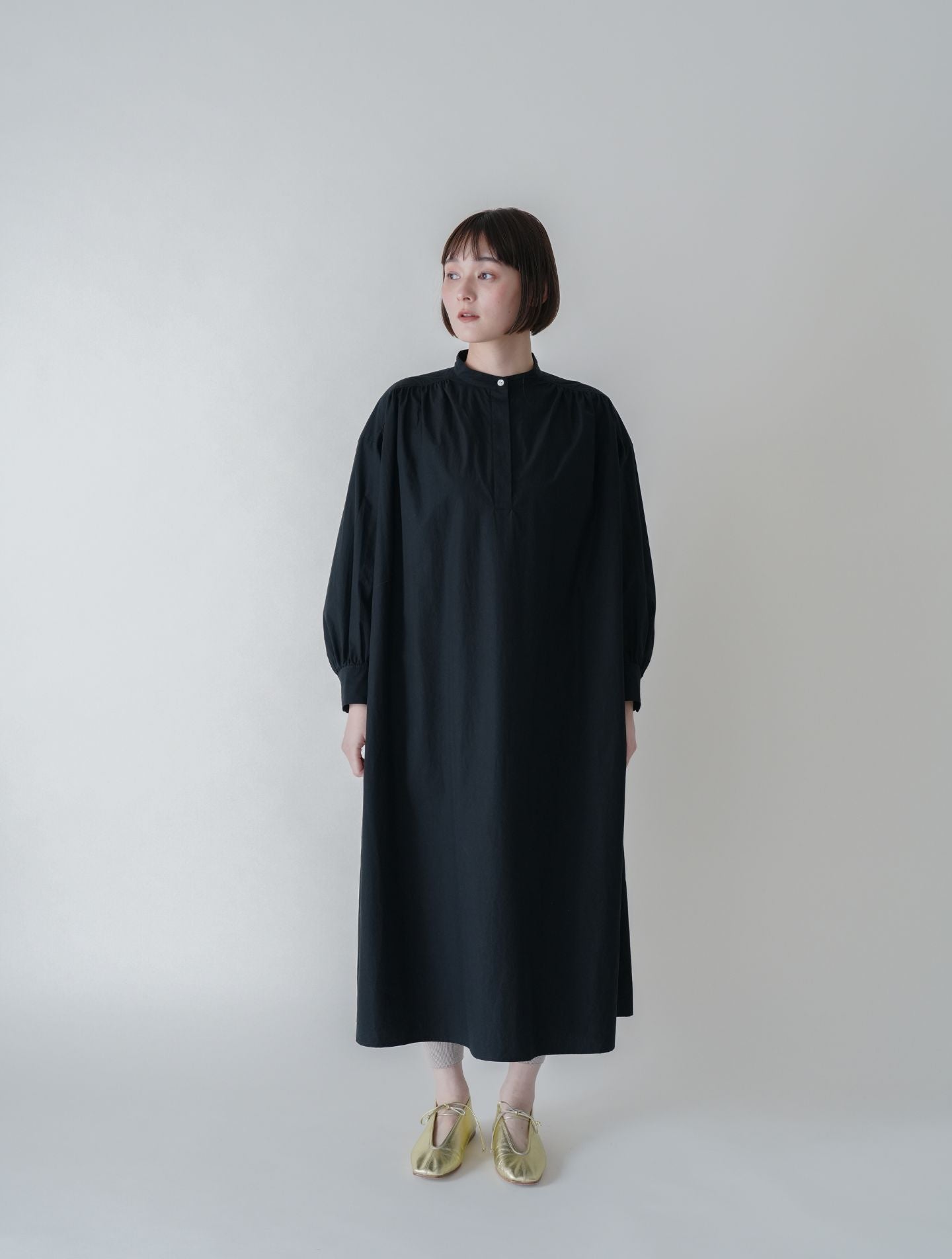 スアサナ │ スーピマコットン タイプライター カフタンワンピース – nuhji