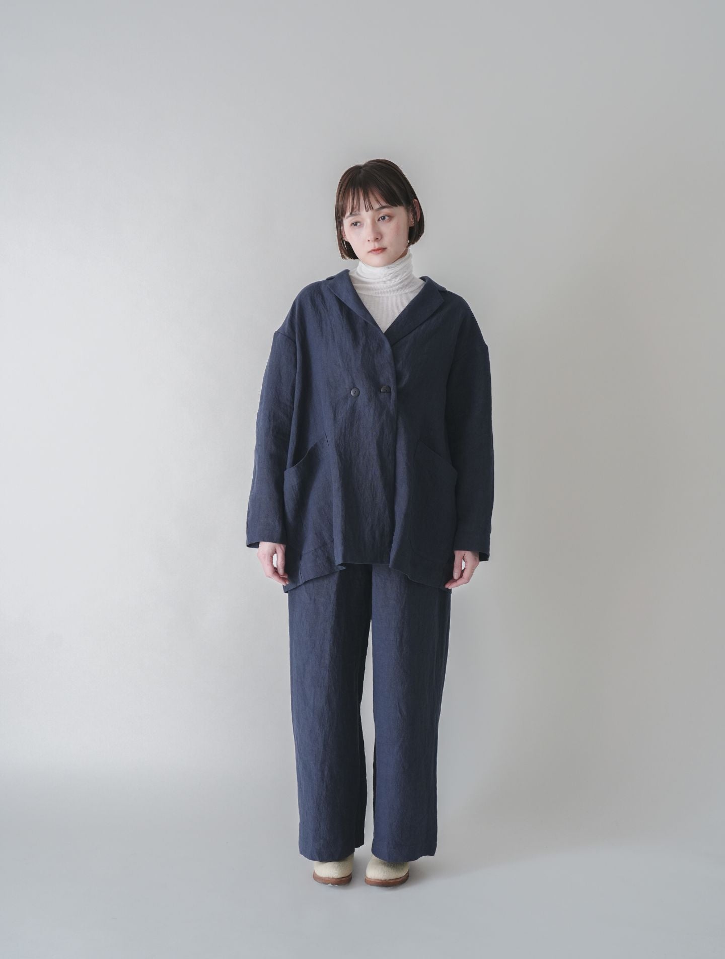 ヒューシック JK │ 天日干しリネン リラックスジャケット – nuhji