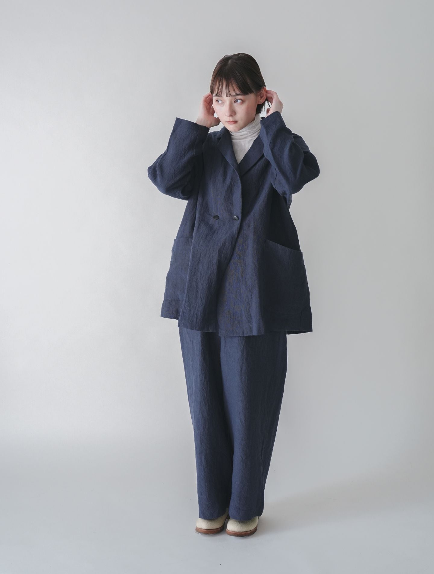 ヒューシック JK │ 天日干しリネン リラックスジャケット – nuhji