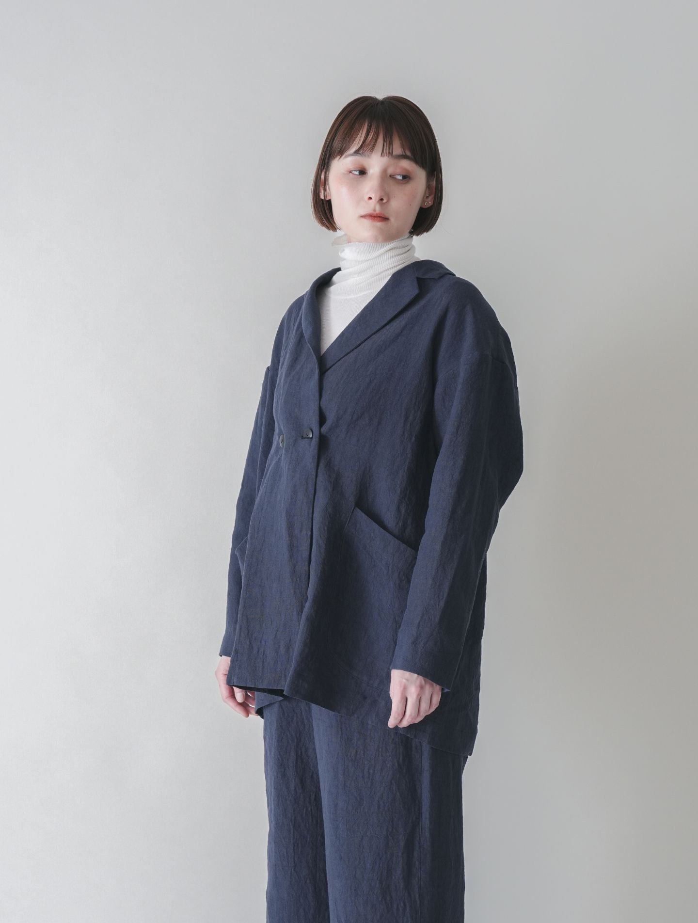 ヒューシック JK │ 天日干しリネン リラックスジャケット – nuhji