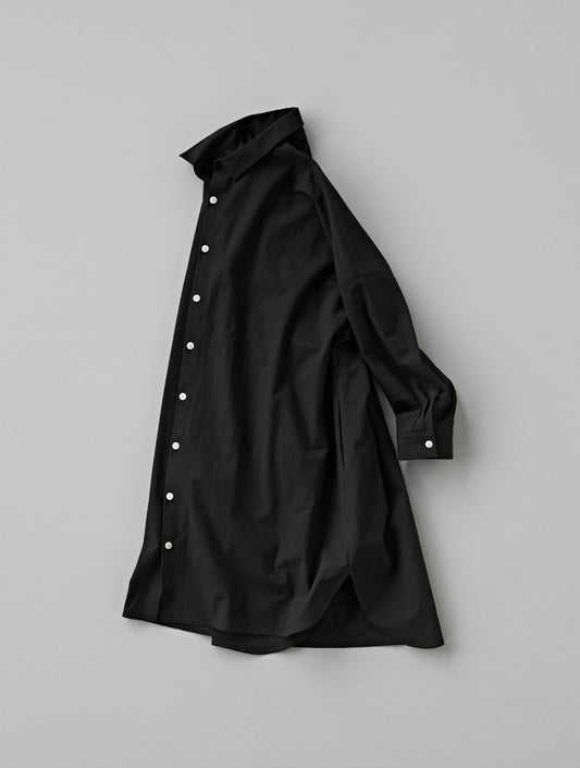 オンニ  │ 綿ボイルパラシュートクロス ロングシャツ